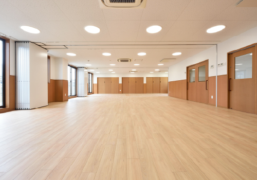 ３４５歳児保育室　パーテーションオープン時