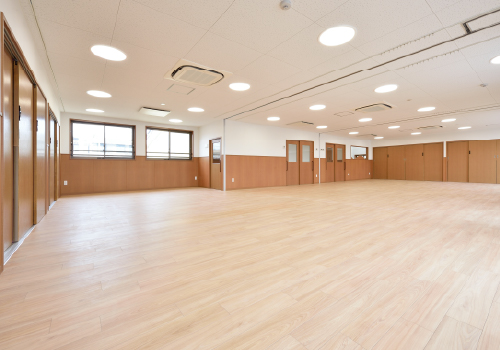 ３４５歳児保育室　パーテーションオープン時